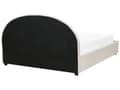 Miniatyrbillede 7 af 11: Seng med opbevaringsboks lys beige polyester 180 x 200 cm minimalistisk design opbevaringsfunktion