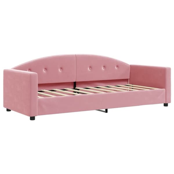 vidaXL Dagbädd rosa 80x200 cm sammet