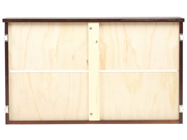 Sängynaluslaatikko tumma puu 97 x 58 cm mänty pyörillä 2 kpl minimalistinen skandinaavinen
