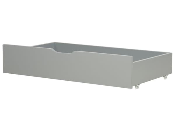 Sängynaluslaatikko harmaa 97 x 58 cm mänty pyörillä 2 kpl minimalistinen skandinaavinen
