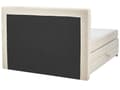 Miniatyrbilde 6 av 11: Seng med oppbevaring Beige Stoff 160 x 200 cm Madrass inkludert Sengegavl Moderne design Kontinentalseng Soverom