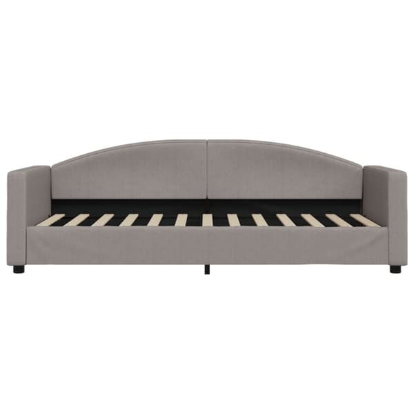 vidaXL Dagbädd utdragbar taupe 80x200 cm tyg