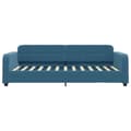 Miniatyrbillede 7 af 11: vidaXL daybed med udtræk 80x200 cm velour blå