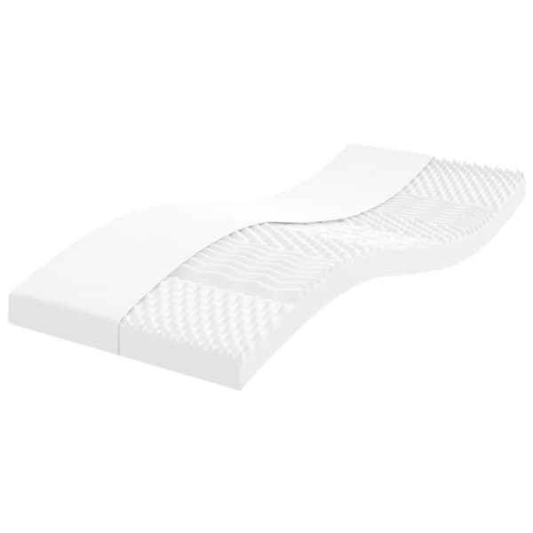 vidaXL daybed med udtræk og madras 80x200 cm velour lysegrå