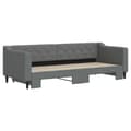 Miniatyrbillede 3 af 11: vidaXL daybed med udtræk 80x200 cm stof mørkegrå