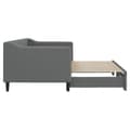 Miniatyrbillede 8 af 11: vidaXL daybed med udtræk 80x200 cm stof mørkegrå