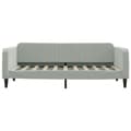 Miniatyrbillede 7 af 11: vidaXL daybed med udtræk 90x190 cm velour lysegrå
