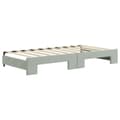 Miniatyrbillede 8 af 11: vidaXL daybed med udtræk 90x190 cm velour lysegrå
