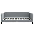 Miniatyrbillede 7 af 11: vidaXL daybed med udtræk 90x190 cm stof lysegrå