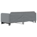 Miniatyrbillede 5 af 11: vidaXL daybed med udtræk 80x200 cm stof lysegrå