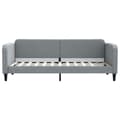 Miniatyrbillede 7 af 11: vidaXL daybed med udtræk 80x200 cm stof lysegrå