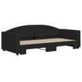 Miniatyrbillede 3 af 11: vidaXL daybed med udtræk 90x200 cm stof sort