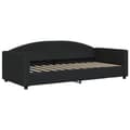 Miniatyrbillede 6 af 11: vidaXL daybed med udtræk 90x200 cm stof sort