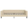 Miniatyrbillede 4 af 11: vidaXL daybed med madras 100x200 cm stof cremefarvet