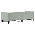 Miniatyrbillede 5 af 11: vidaXL daybed med udtræk 80x200 cm velour lysegrå