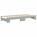 Miniatyrbillede 8 af 11: vidaXL daybed med udtræk 80x200 cm velour lysegrå