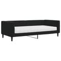 Miniatyrbillede 3 af 11: vidaXL daybed med madras 90x200 cm velour sort