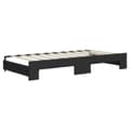 Miniatyrbillede 8 af 11: vidaXL daybed med udtræk 90x190 cm stof sort