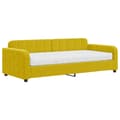 Miniatyrbillede 3 af 11: vidaXL daybed med madras 90x200 cm velour gul