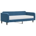 Miniatyrbillede 1 af 11: vidaXL daybed med madras 100x200 cm velour blå