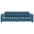 Miniatyrbillede 4 af 11: vidaXL daybed med madras 90x200 cm velour blå