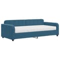 Miniatyrbillede 1 af 11: vidaXL daybed med madras 90x200 cm velour blå