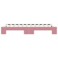 Miniatyrbillede 9 af 11: vidaXL Dagbädd utdragbar rosa 80x200 cm sammet