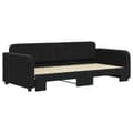 Miniatyrbillede 3 af 11: vidaXL daybed med udtræk 90x190 cm velour sort