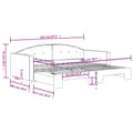 Miniatyrbillede 9 af 9: vidaXL daybed med udtræk 90x200 cm velour lysegrå