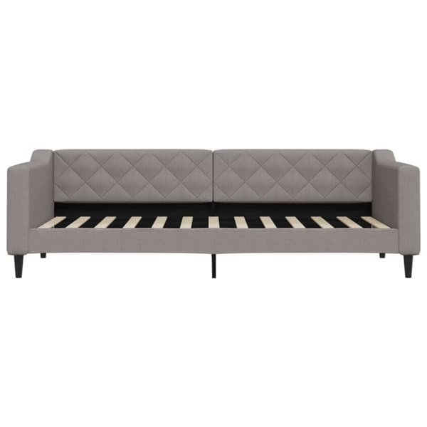 vidaXL daybed med udtræk 80x200 cm stof gråbrun