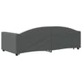 Miniatyrbillede 5 af 11: vidaXL daybed med udtræk 90x200 cm stof mørkegrå