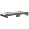 Miniatyrbillede 8 af 11: vidaXL daybed med udtræk 90x200 cm stof mørkegrå