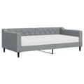 Miniatyrbillede 1 af 11: vidaXL daybed med madras 90x190 cm stof lysegrå