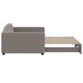 Miniatyrbillede 4 af 11: vidaXL daybed med udtræk 100x200 cm stof gråbrun
