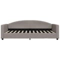 Miniatyrbillede 7 af 11: vidaXL daybed med udtræk 100x200 cm stof gråbrun
