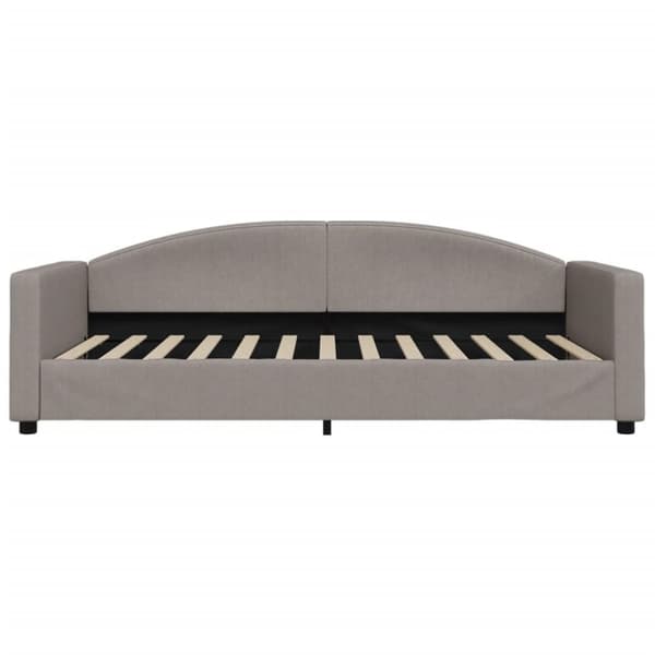 vidaXL daybed med udtræk 100x200 cm stof gråbrun
