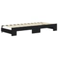 Miniatyrbillede 5 af 11: vidaXL daybed med udtræk og madras 80x200 cm velour sort