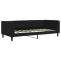 Miniatyrbillede 5 af 11: vidaXL daybed med udtræk og madras 90x190 cm velour sort