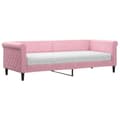 Miniatyrbillede 1 af 11: vidaXL daybed med madras 80x200 cm velour pink