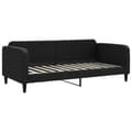 Miniatyrbillede 5 af 11: vidaXL daybed med udtræk og madras 90x200 cm stof sort