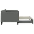 Miniatyrbillede 4 af 11: vidaXL daybed med udtræk 90x200 cm stof mørkegrå