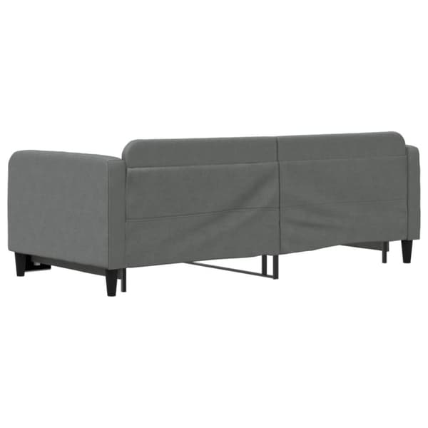 vidaXL daybed med udtræk 90x200 cm stof mørkegrå