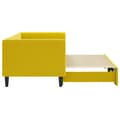 Miniatyrbillede 4 af 11: vidaXL daybed med udtræk 80x200 cm velour gul