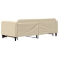 Miniatyrbillede 5 af 11: vidaXL daybed med udtræk 90x200 cm stof cremefarvet