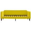 Miniatyrbillede 7 af 11: vidaXL daybed med udtræk og skuffer 80x200 cm velour gul