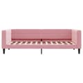 Miniatyrbillede 7 af 11: vidaXL daybed med udtræk 90x200 cm velour lyserød