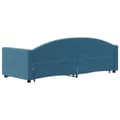Miniatyrbillede 5 af 9: vidaXL daybed med udtræk 80x200 cm velour blå