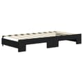 Miniatyrbillede 4 af 11: vidaXL daybed med udtræk og madras 90x190 cm velour sort