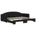 Miniatyrbillede 1 af 9: vidaXL daybed med udtræk 90x190 cm velour sort