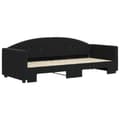 Miniatyrbillede 3 af 9: vidaXL daybed med udtræk 80x200 cm velour sort